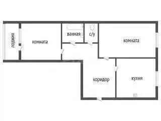 2-к кв. Курганская область, Курган Заозерный жилрайон, 7-й мкр, 15 ... - Фото 2