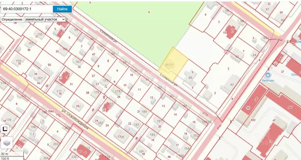 Участок в Тверская область, Тверь Солнечная ул. (8.0 сот.) - Фото 2