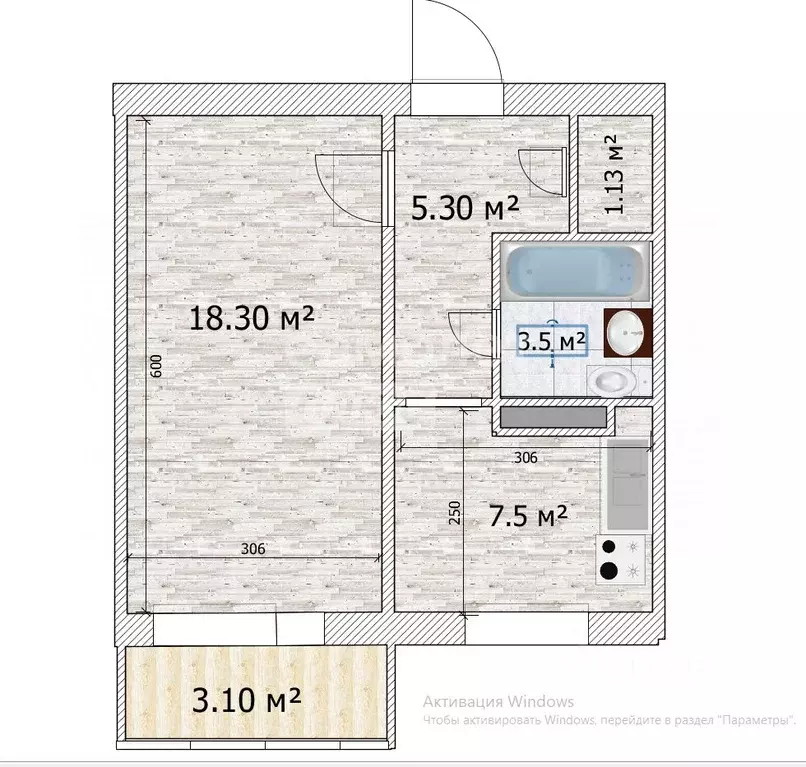 1-к кв. Ульяновская область, Ульяновск ул. Карбышева, 28 (35.2 м) - Фото 2