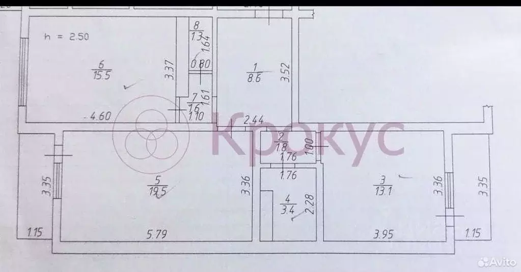 2-к кв. Краснодарский край, Новороссийск ул. Тобольская, 7А (72.4 м) - Фото 1