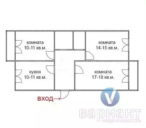 3-к. квартира, 73 м, 2/5 эт. - Фото 0