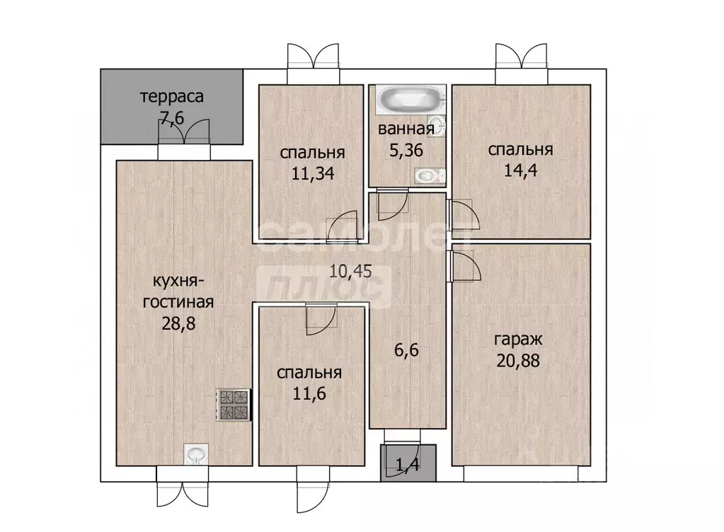 Дом в Тюменская область, Тюменский район, с. Успенка ул. Коммунаров ... - Фото 2