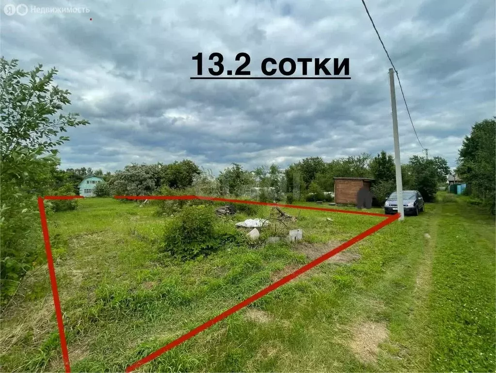 Участок в Кострома, садоводческое товарищество Мир (13.2 м) - Фото 1