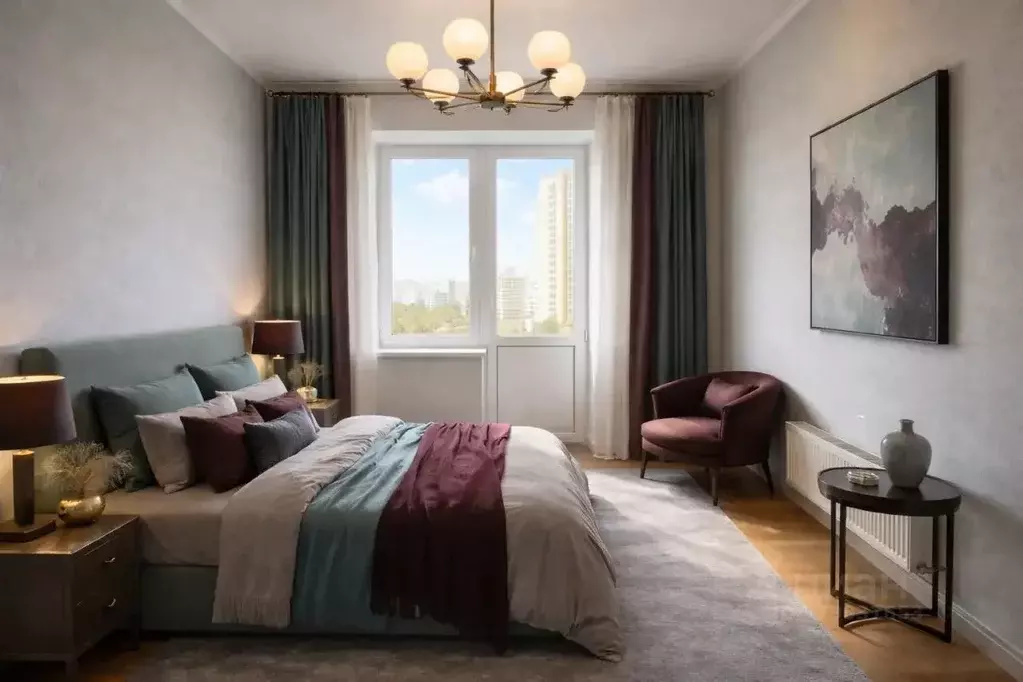 3-к кв. Москва Фестивальная ул., 47 (100.0 м) - Фото 2