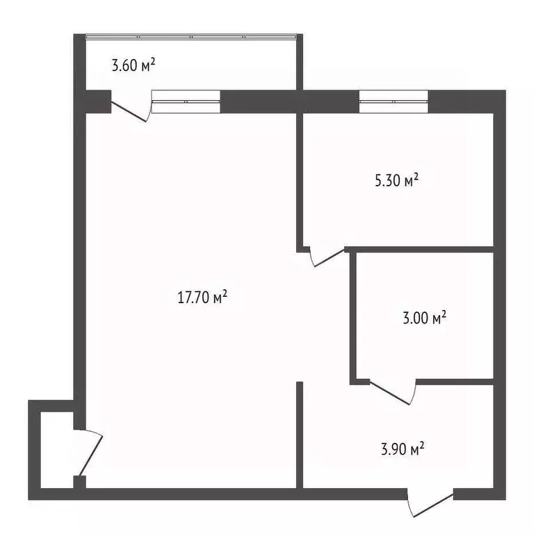 1-к кв. Красноярский край, Красноярск ул. Юности, 27 (33.0 м) - Фото 2