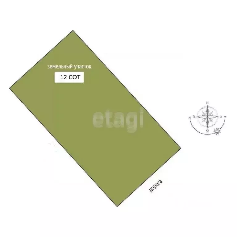 Участок в Крым, Черноморский район, Окуневское с/пос, с. Марьино ул. ... - Фото 2