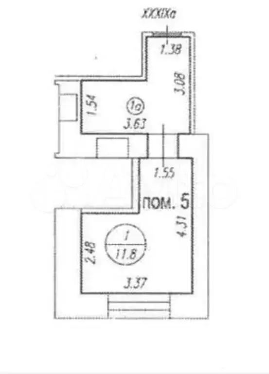 Псн,лофт-офис, мокрая точка, Тульская, 19.5 м - Фото 0