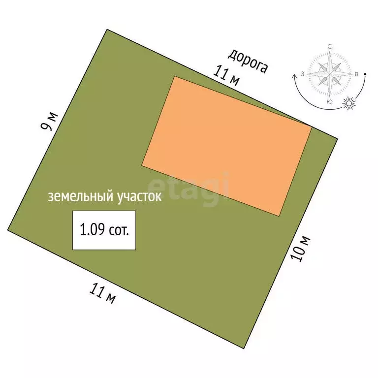 Дом в Миасс, СНТ Урал-1 (20.9 м) - Фото 2