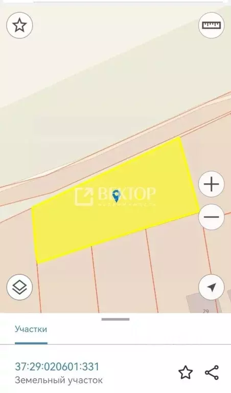 Участок в Ивановская область, Кохма ул. Суворова, 27 (12.0 сот.) - Фото 1