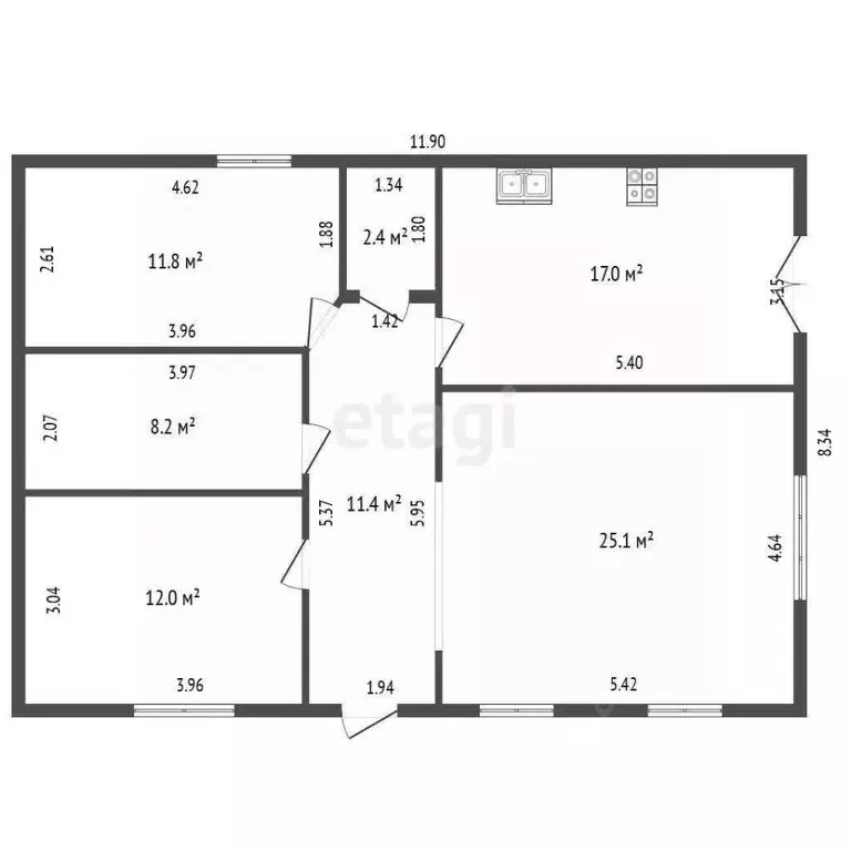 Дом в Башкортостан, Стерлитамак ул. 7 Ноября (88 м) - Фото 2