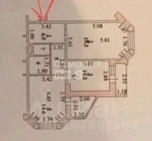 2-к кв. Липецкая область, Липецк ул. Бунина, 11 (59.2 м) - Фото 2