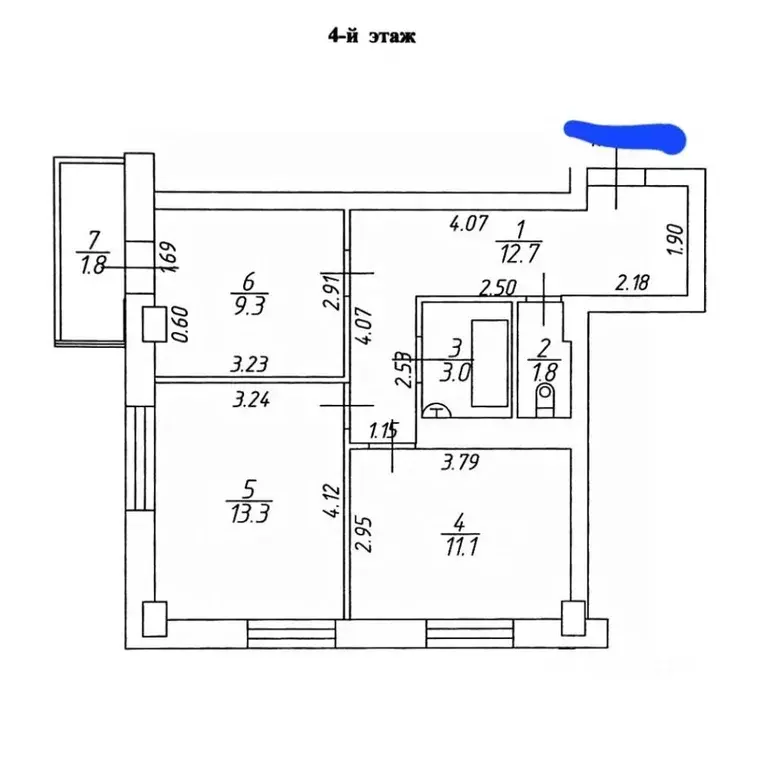 2-к кв. Татарстан, Набережные Челны 20-й комплекс, 20/12 (51.1 м) - Фото 2