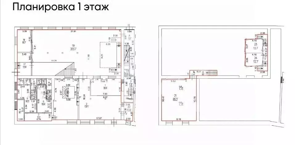 Помещение свободного назначения в Москва Холодильный пер., 3к1с8 (1250 ... - Фото 2