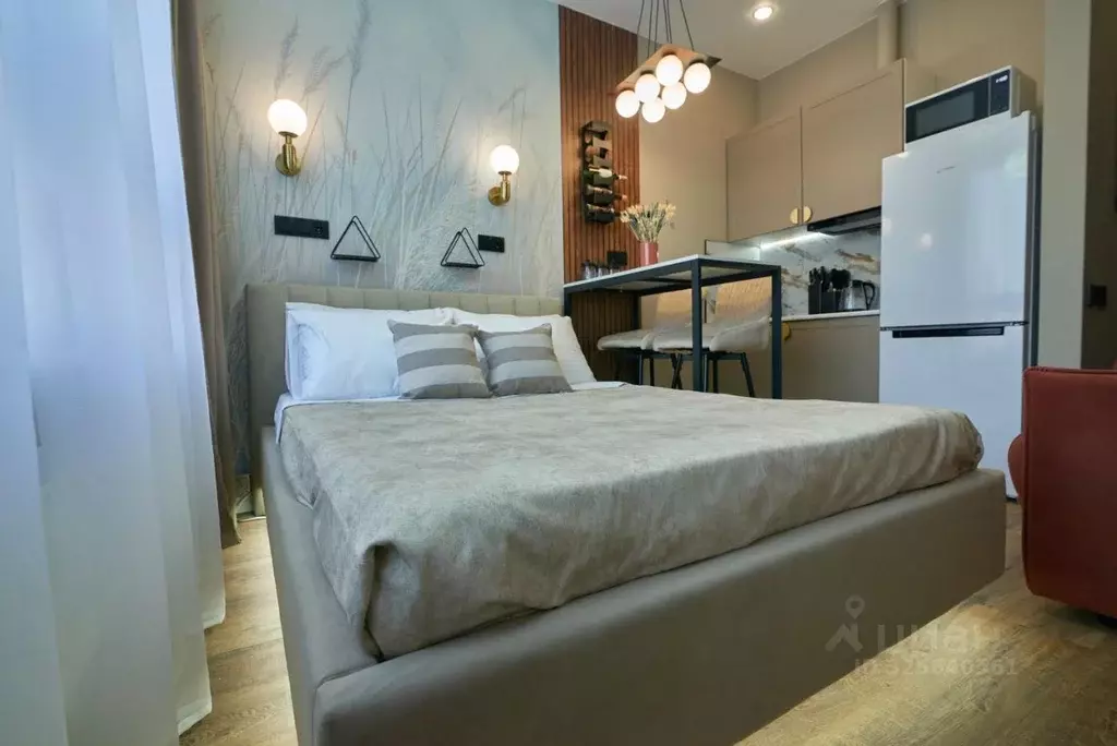 Студия Иркутская область, Иркутск ул. Эдуарда Дьяконова, 14 (25.0 м) - Фото 1