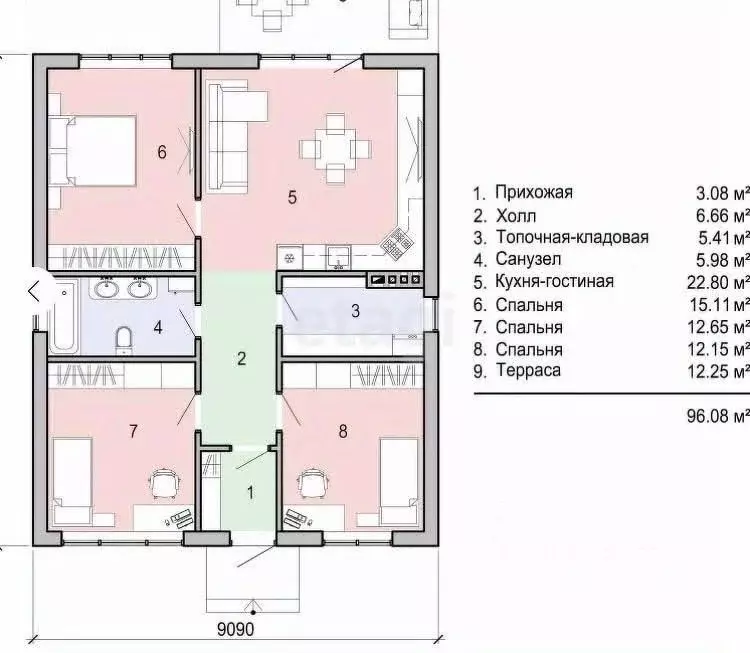 Дом в Ульяновская область, Чердаклинский район, Красноярское с/пос, ... - Фото 1