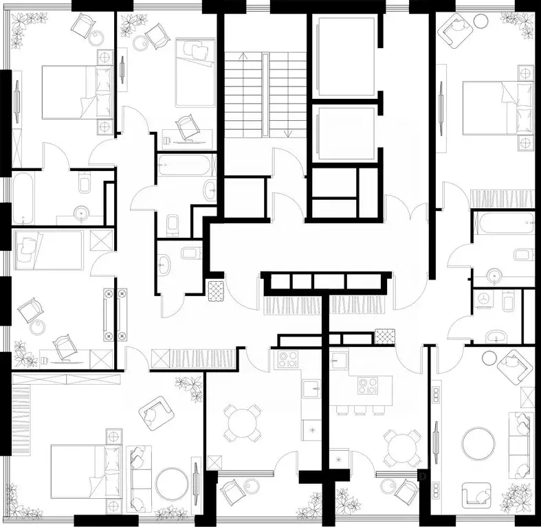 4-к кв. Москва Летная ул., 95Бк2 (113.0 м) - Фото 1