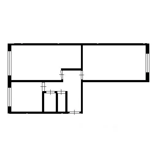 2-к кв. Липецкая область, Липецк 9-й мкр, 15 (47.3 м) - Фото 1