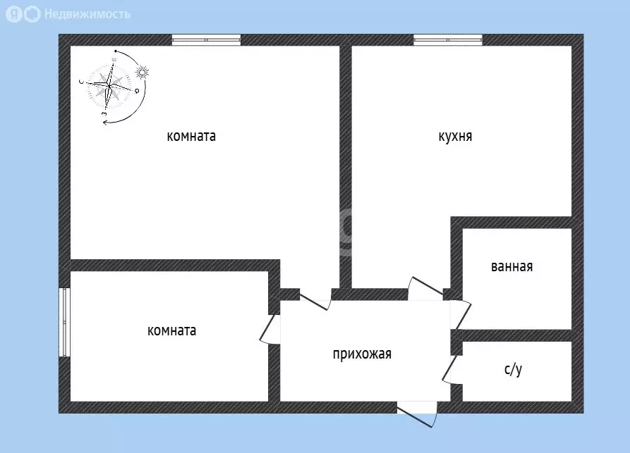 2-комнатная квартира: Горячий Ключ, улица Энгельса, 1Ак4 (59.9 м) - Фото 1