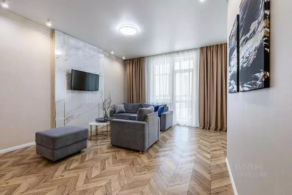 1-к кв. Татарстан, Казань Чистопольская ул., 86/10 (55.0 м) - Фото 1