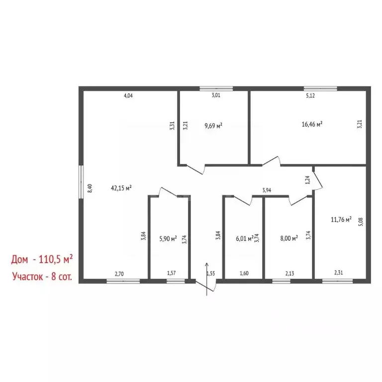 Дом в Свердловская область, Полевской муниципальный округ, с. ... - Фото 1