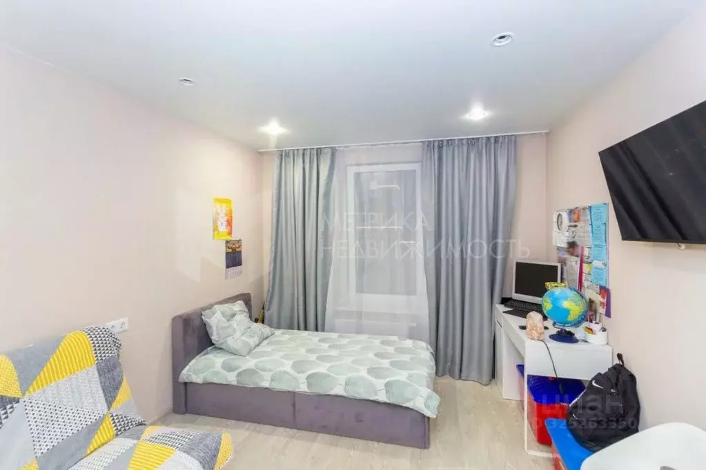 Студия Тюменская область, Тюмень ул. Вадима Бованенко, 1 (29.4 м) - Фото 1