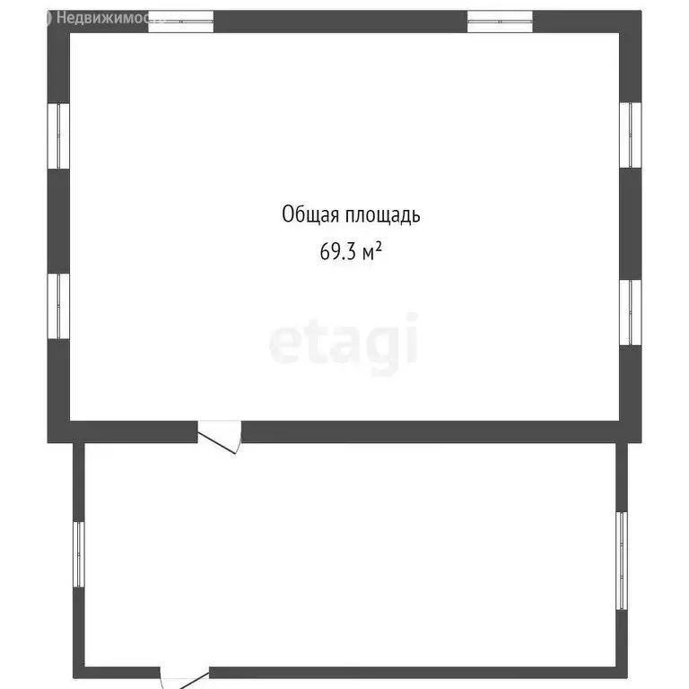 Дом в деревня Новороманово, Зелёная улица (69.3 м) - Фото 0
