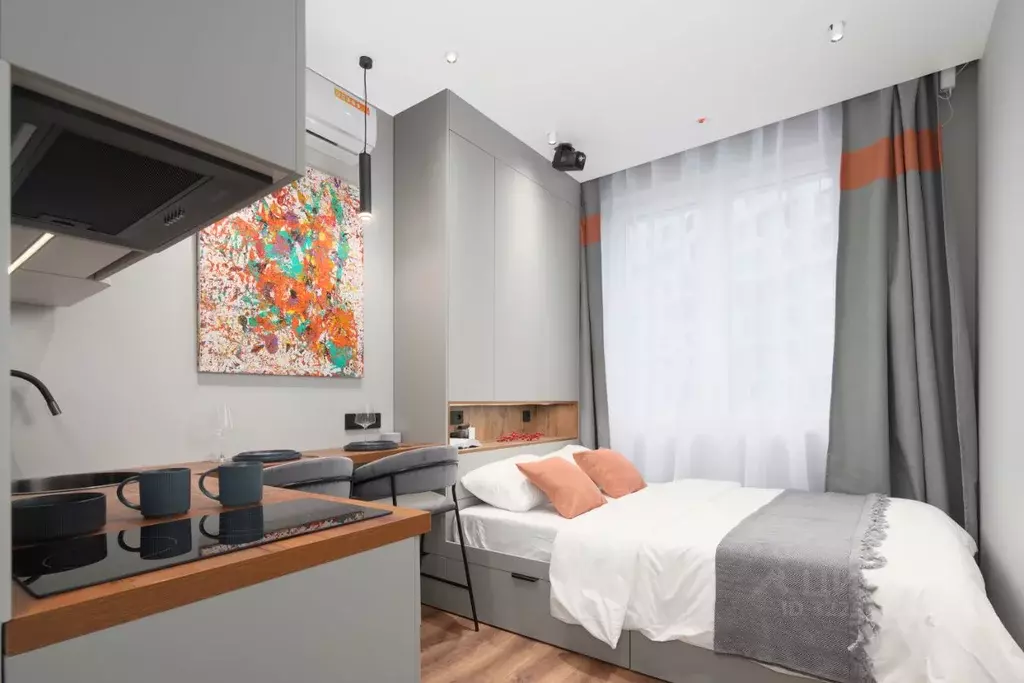 Студия Москва Березовая аллея, 19к3 (17.0 м) - Фото 1