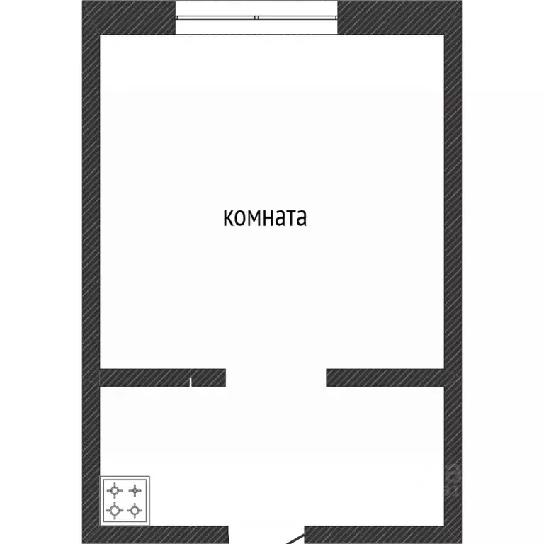 Комната Челябинская область, Кыштым ул. Карла Либкнехта, 111 (22.0 м) - Фото 1