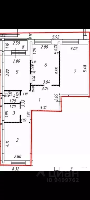 3-к кв. Московская область, Мытищи бул. Тенистый, 9 (68.7 м) - Фото 1