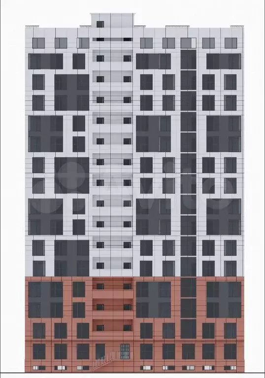 1-к. квартира, 48 м, 3/16 эт. - Фото 1