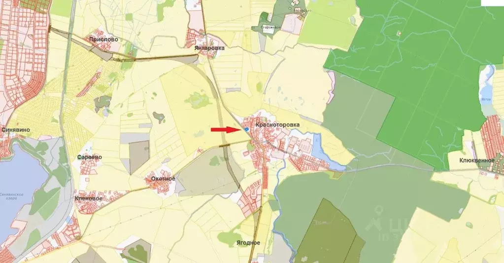 Участок в Калининградская область, Зеленоградский муниципальный округ, ... - Фото 1