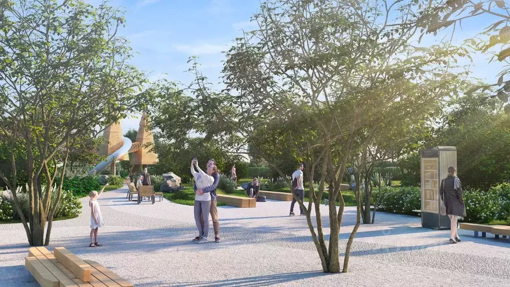 Участок в Ленинградская область, Всеволожск бул. Вишневый, 1 (9.62 ... - Фото 2