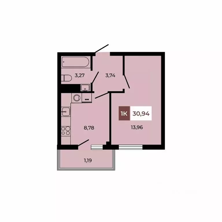 1-к кв. Ростовская область, Аксайский район, Щепкинское с/пос, пос. ... - Фото 1