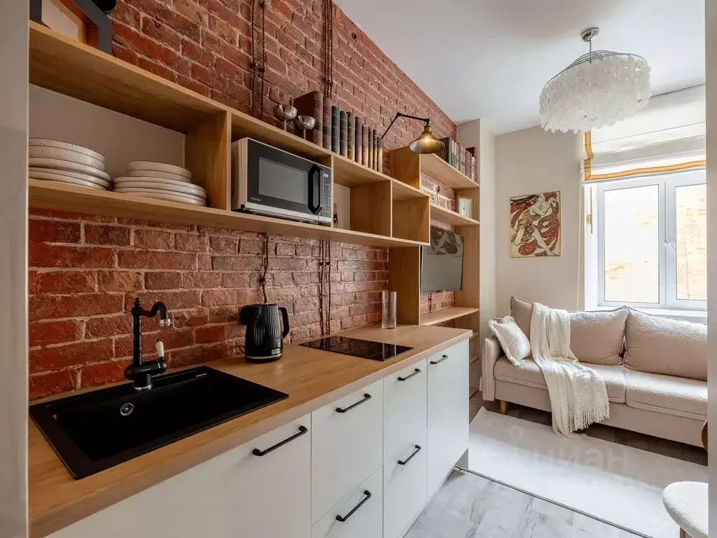 1-к кв. Москва Тверской бул., 19 (19.0 м) - Фото 1