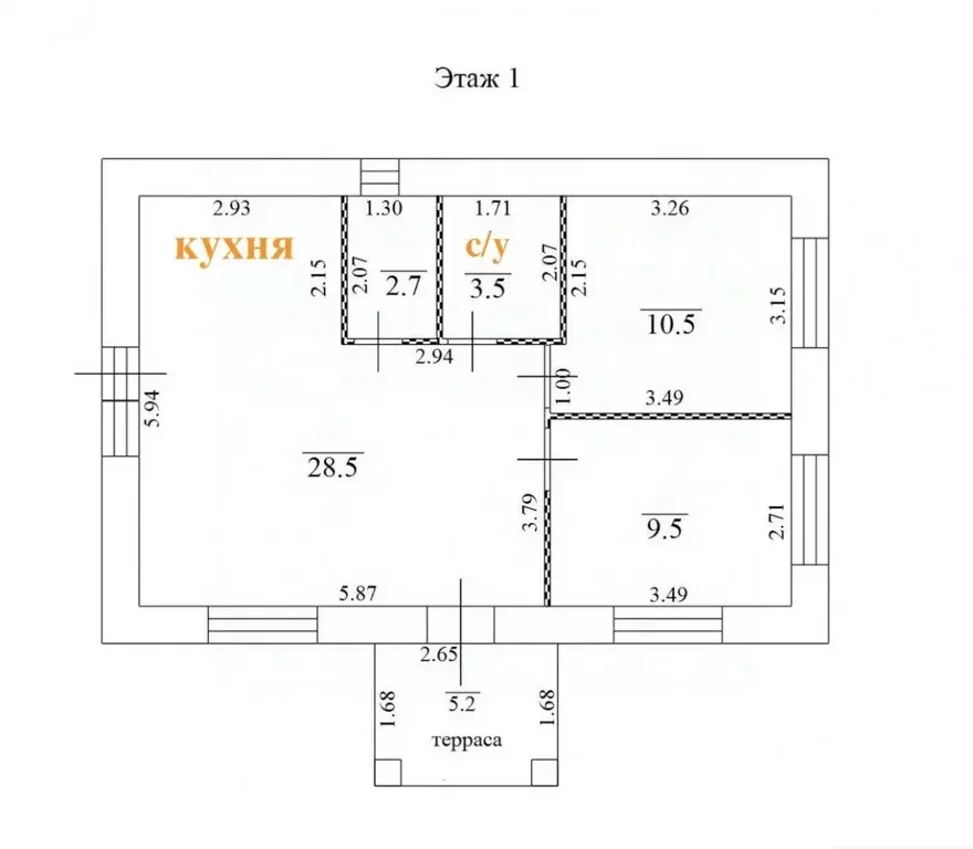 Дом в Пермский край, Пермский муниципальный округ, д. Мокино ул. ... - Фото 2