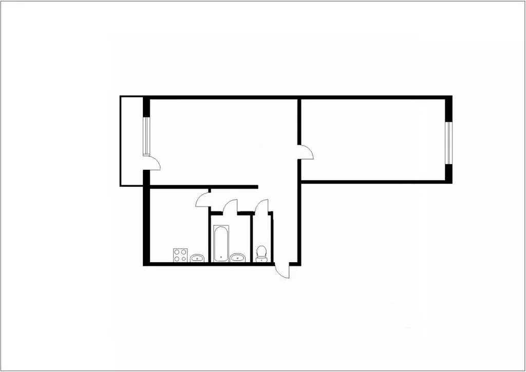 2-к кв. Кемеровская область, Осинники Студенческая ул., 22 (43.0 м) - Фото 2
