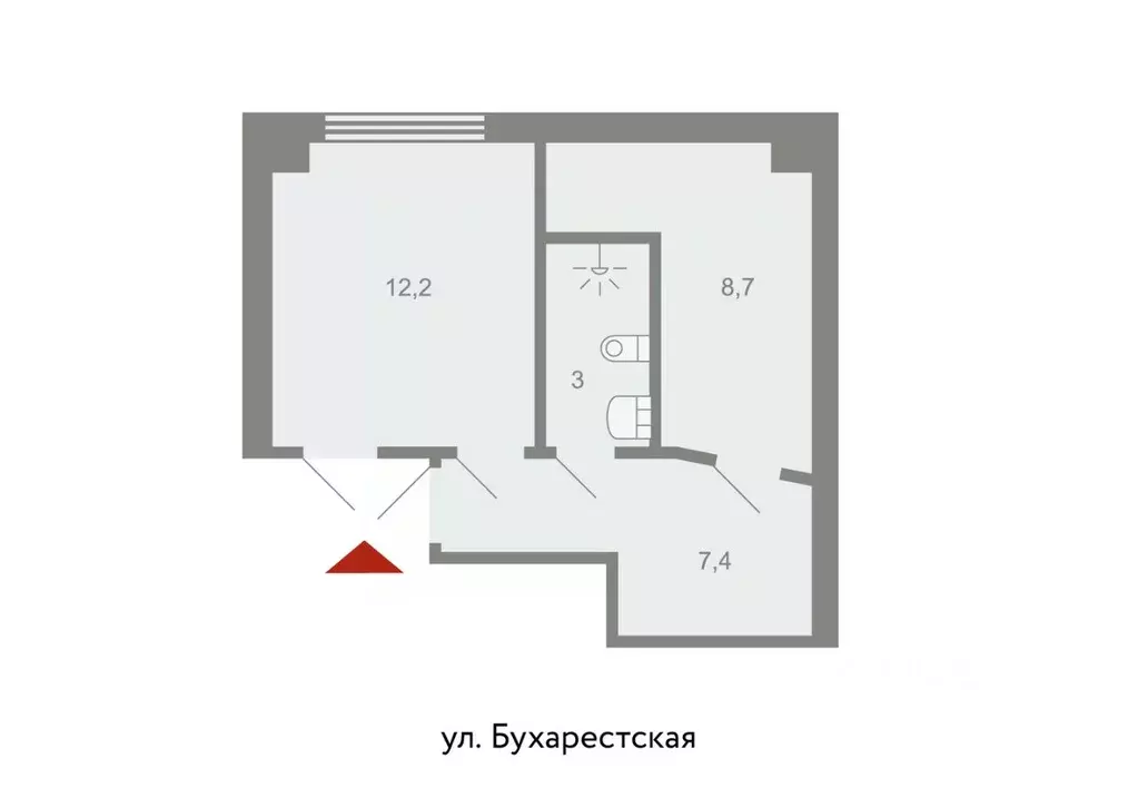 Офис в Санкт-Петербург Бухарестская ул., 142К1 (31 м) - Фото 1