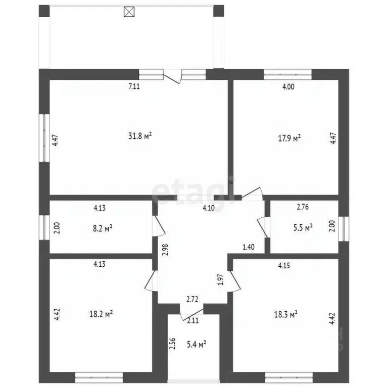Дом в Московская область, Воскресенск городской округ, с. Михалево ул. ... - Фото 2