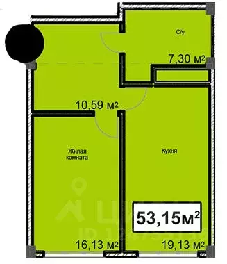 1-к кв. Ставропольский край, Ессентуки ул. Благодатная, 24 (53.15 м) - Фото 0