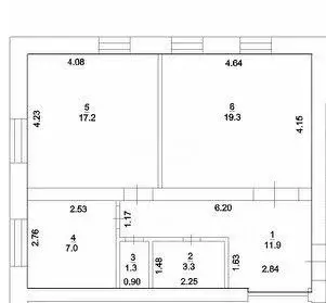 2-к кв. Башкортостан, Салават Первомайская ул., 5 (60.0 м) - Фото 2
