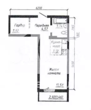 Квартира-студия, 28,4 м, 3/18 эт. - Фото 0