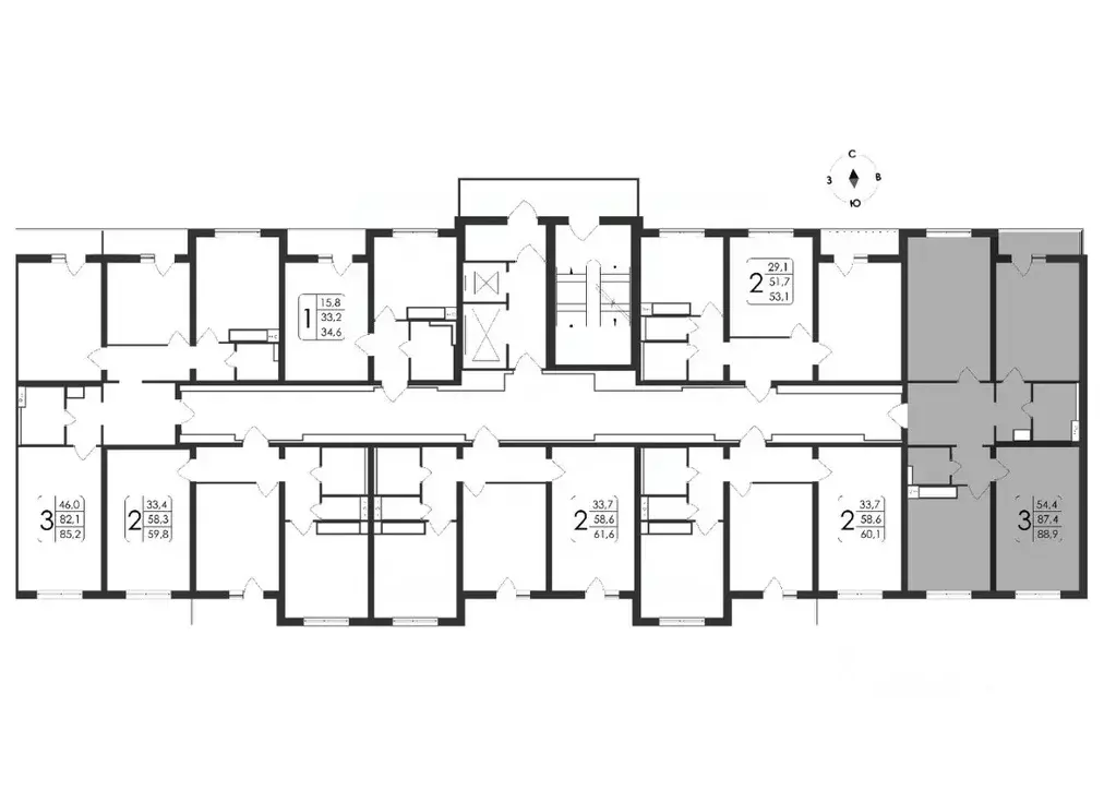 3-к кв. Воронежская область, Воронеж ул. Загоровского, 5/4 (88.9 м) - Фото 1