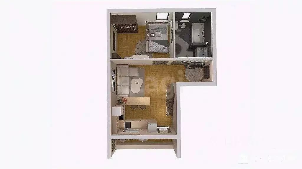 2-к кв. Калининградская область, Зеленоградск Зеленая ул., 2 (52.0 м) - Фото 2