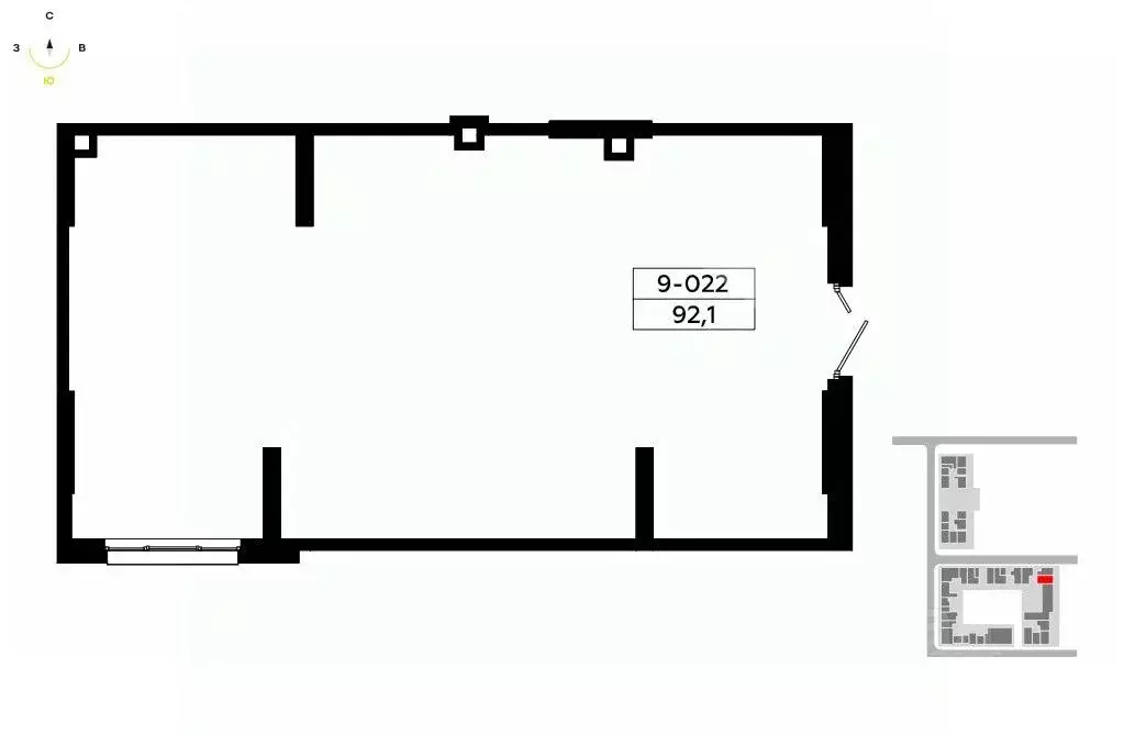 Торговая площадь в Москва Сосенское поселение, просп. Куприна, 9к1 (92 ... - Фото 2