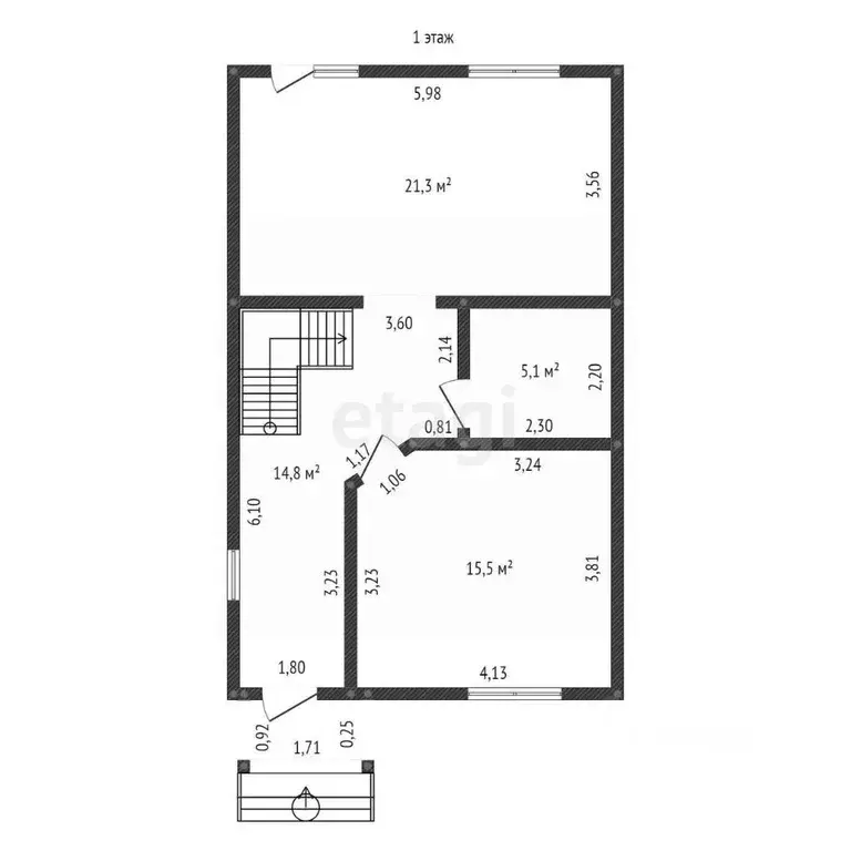 Дом в Башкортостан, Уфа городской округ, с. Нагаево пер. Спутниковый, ... - Фото 2