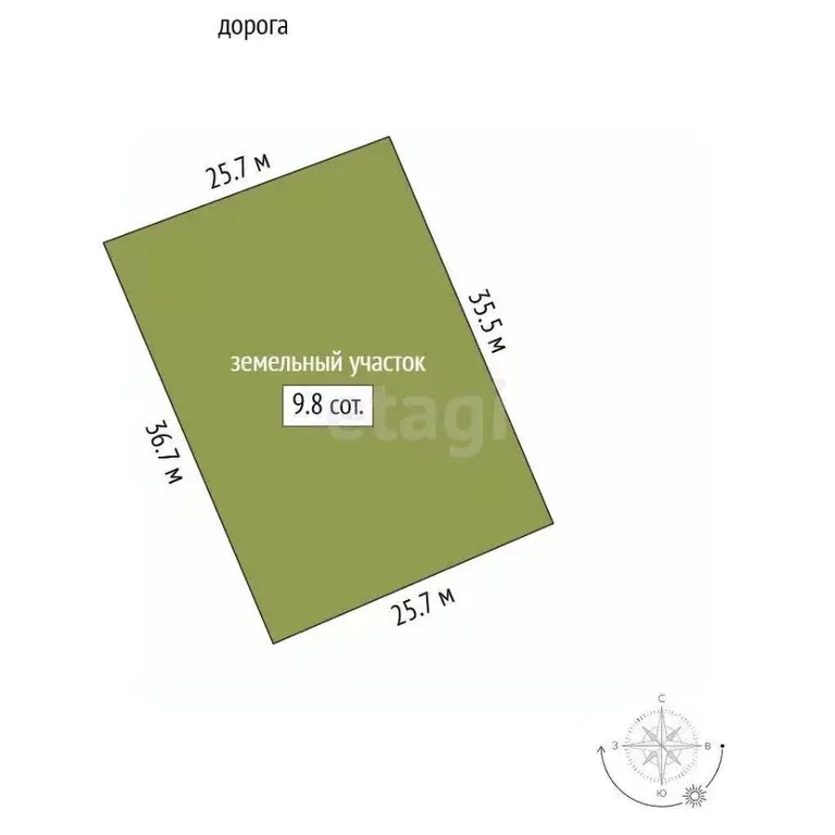 Участок в Крым, Кировский район, Старый Крым городское поселение ул. ... - Фото 2