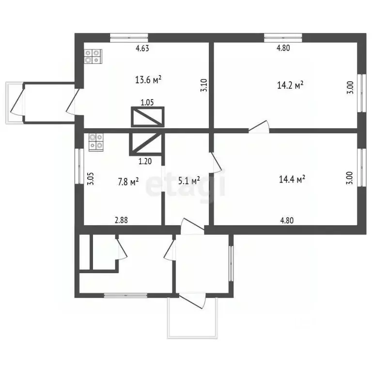 Дом в Ярославская область, Первомайский муниципальный округ, Пречистое ... - Фото 2