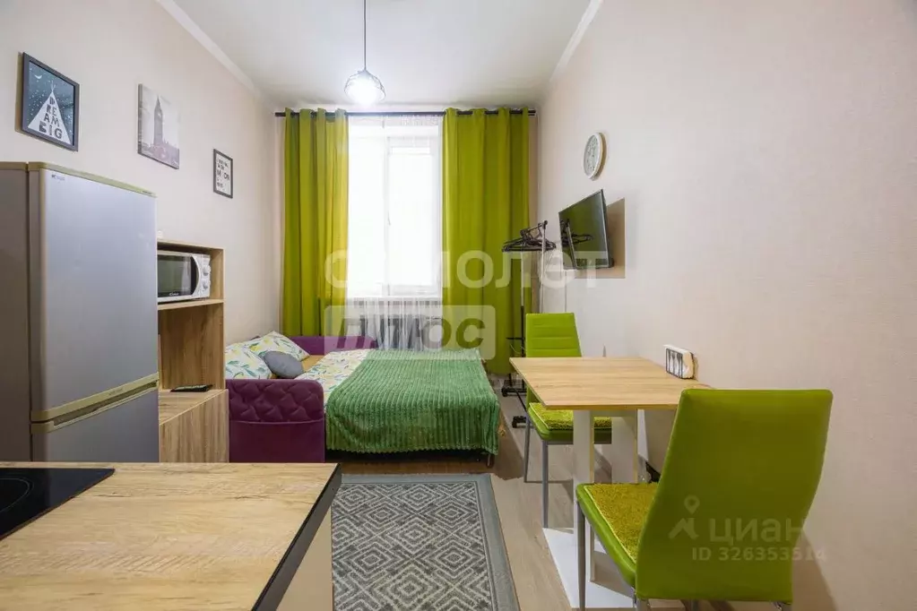 Студия Московская область, Подольск Климовск мкр, 2 (15.5 м) - Фото 2