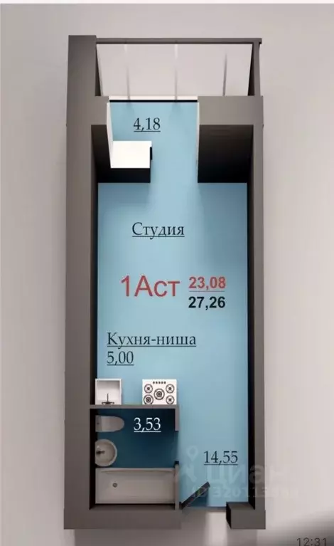 Студия Татарстан, Набережные Челны 53-й комплекс, Перспектива жилой ... - Фото 0