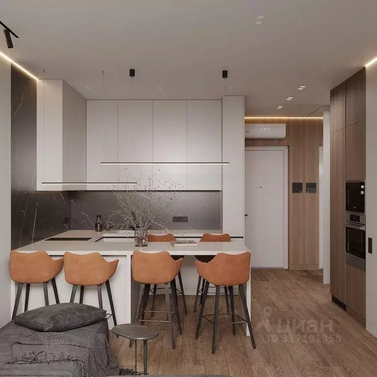 Квартира, 1 комната, 32.9 м - Фото 1